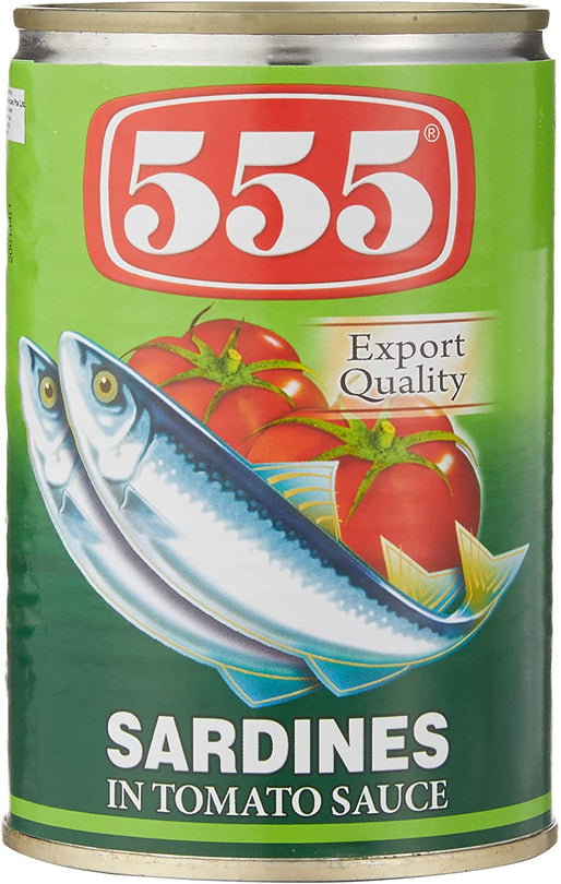 555 Sardines In Tomato Sauce (425g)