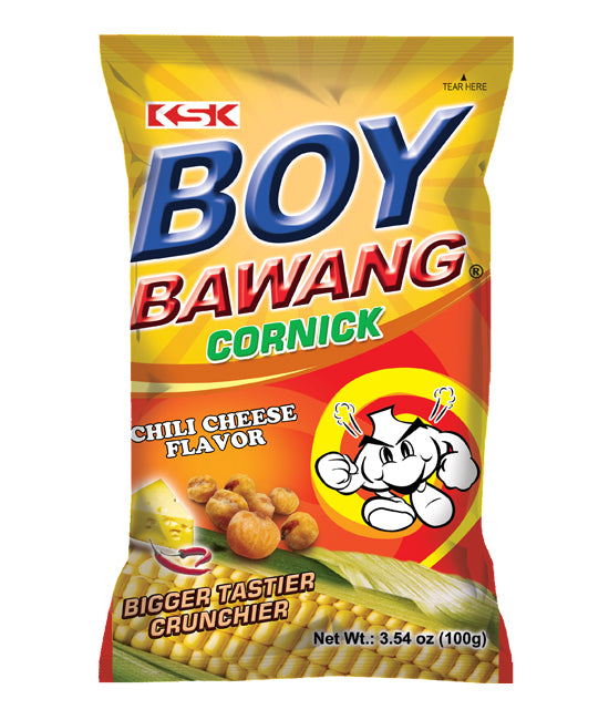 Boy Bawang Chili Cheese Flavored Fried Corn (100g)
