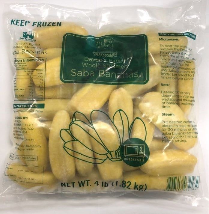 Davao's Finest Whole Steamed Saba Bananas (1.8kg)