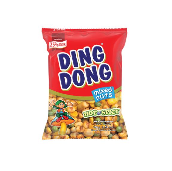 Dingdong Mixed Nuts Hot & Spicy (100g)