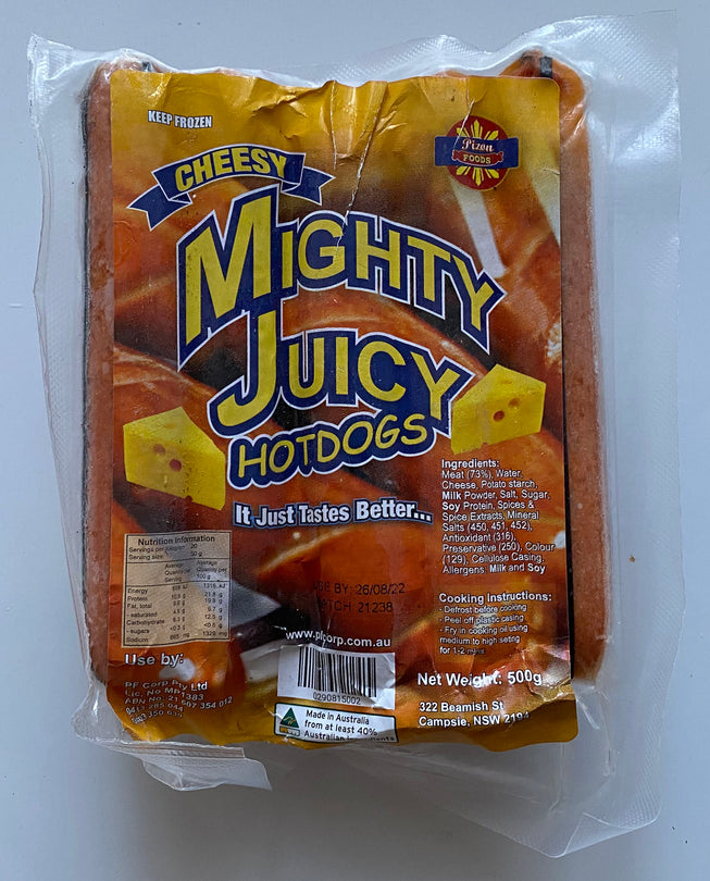 Mighty Juicy Hotdog Cheese (500g)