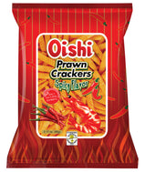Oishi Prawn Crackers Spicy Flavour (90g)