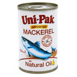 Unipak Mackerel In Natural Oil (425g)